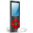 iPod Nano black and red on Icon